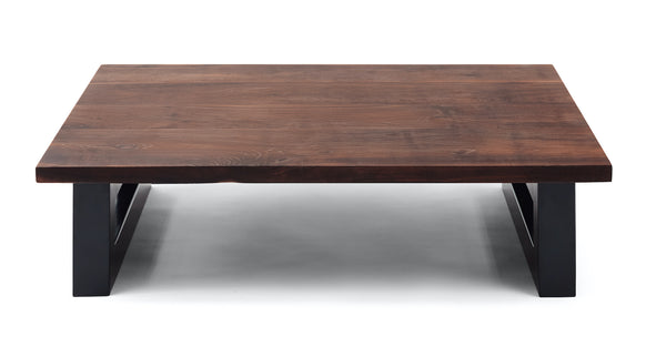 Phobos - Solid Walnut Top Box Frame Coffee Table