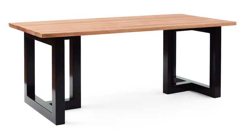 Cassiopeia - Solid Oak Top Double Box Frame Dining Table
