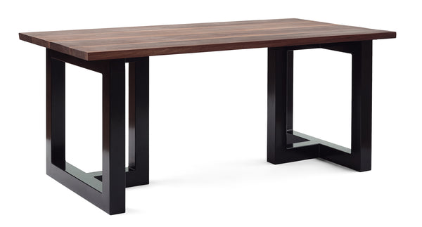 Jupiter - Solid Walnut Top Double Box Frame Dining Table